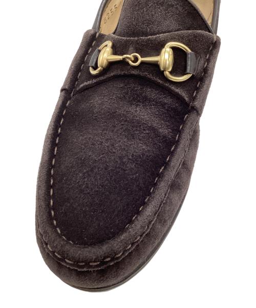 GUCCI（グッチ）GUCCI (グッチ) スウェードビットローファー ブラウン サイズ:SIZE37Ｃの古着・服飾アイテム