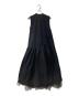 COMME des GARCONS (コムデギャルソン) ノースリーブチュール ロングワンピース ブラック サイズ:XS：20000円