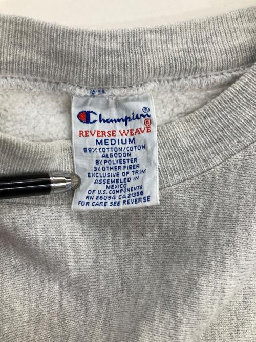 Champion（チャンピオン）Champion (チャンピオン) 90s/クルーネックスウェット グレー サイズ:Mの古着・服飾アイテム