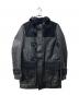COMME des GARCONS JUNYA WATANABE MAN（コム デ ギャルソン ジュンヤ ワタナベ マン）の古着「レザーダッフルコート」｜ブラック