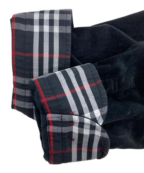 BURBERRY BLACK LABEL（バーバリーブラックレーベル）BURBERRY BLACK LABEL (バーバリーブラックレーベル) コーデュロイシャツ ブラック サイズ:3の古着・服飾アイテム
