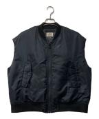 KIFFE×UNITED ARROWSキッフェ×ユナイテッドアローズ）の古着「MA-1ベスト」｜ブラック