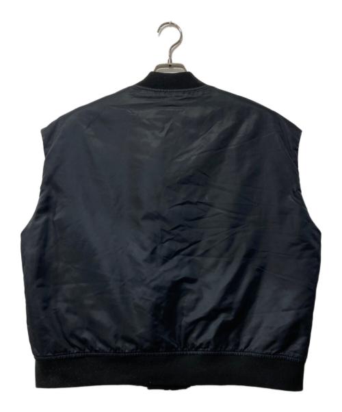 KIFFE（キッフェ）KIFFE (キッフェ) UNITED ARROWS (ユナイテッドアローズ) MA-1ベスト ブラック サイズ:表記なしの古着・服飾アイテム