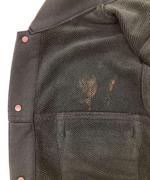 COMME des GARCONS HOMME DEUX（コムデギャルソン オム ドゥ）COMME des GARCONS HOMME DEUX (コムデギャルソン オム ドゥ) コットンジャージ 3rdタイプトラッカージャケット グリーン サイズ:Mの古着・服飾アイテム