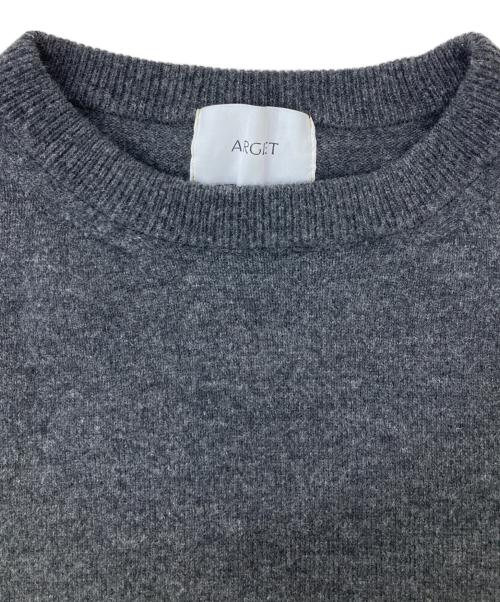 ARGIET（アルジェット）ARGIET (アルジェット) カシミヤ混ニット グレー サイズ:Fの古着・服飾アイテム