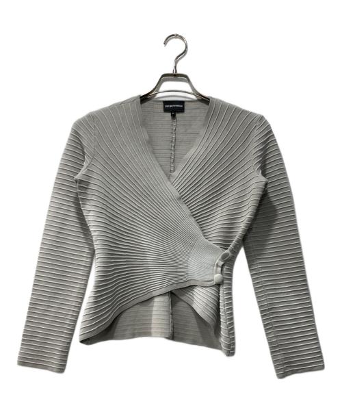EMPORIO ARMANI（エンポリオ アルマーニ）EMPORIO ARMANI (エンポリオ アルマーニ) 長袖カーディガン グレー サイズ:40の古着・服飾アイテム