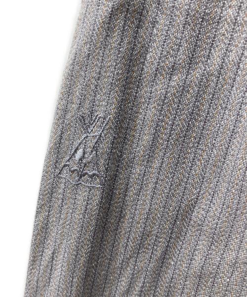 NEIGHBORHOOD（ネイバーフッド）NEIGHBORHOOD (ネイバーフッド) CLASSIC WORK STRIPE /C-SHIRT.LS グレー サイズ:Mの古着・服飾アイテム