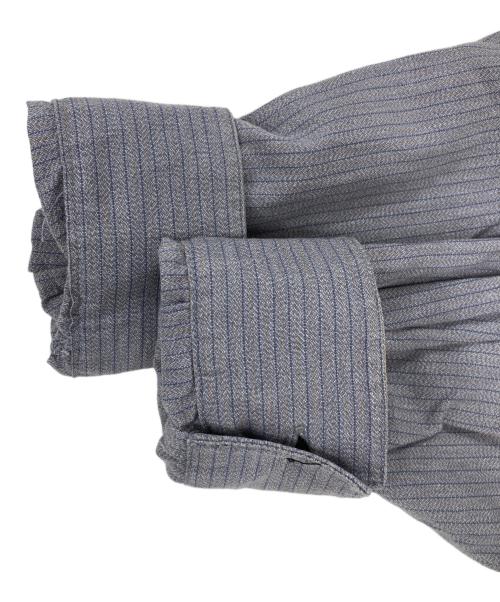 NEIGHBORHOOD（ネイバーフッド）NEIGHBORHOOD (ネイバーフッド) CLASSIC WORK STRIPE /C-SHIRT.LS グレー サイズ:Mの古着・服飾アイテム