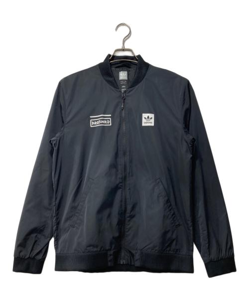 adidas（アディダス）adidas (アディダス) ブルゾン ブラック サイズ:Lの古着・服飾アイテム