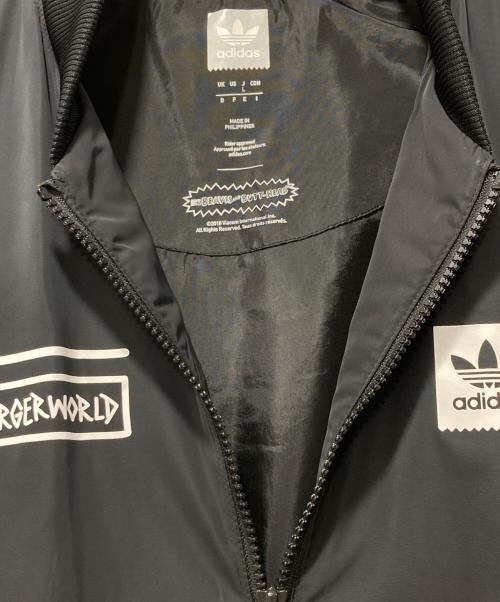 adidas（アディダス）adidas (アディダス) ブルゾン ブラック サイズ:Lの古着・服飾アイテム