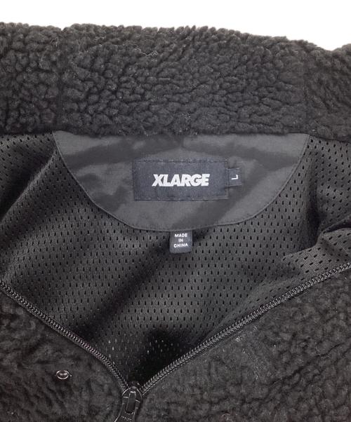 X-LARGE（エクストララージ）X-LARGE (エクストララージ) ボアフリースジャケット ブラック サイズ:Lの古着・服飾アイテム
