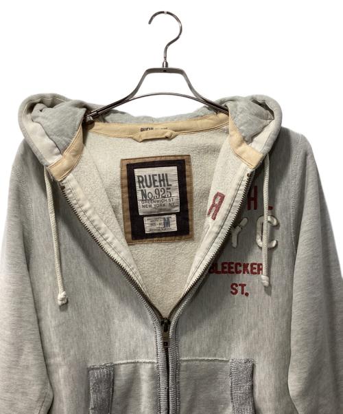 RUEHL No.925（ルール No.925）RUEHL No.925 (ルール No.925) USED加工ジップパーカー グレー サイズ:Mの古着・服飾アイテム