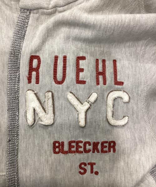 RUEHL No.925（ルール No.925）RUEHL No.925 (ルール No.925) USED加工ジップパーカー グレー サイズ:Mの古着・服飾アイテム