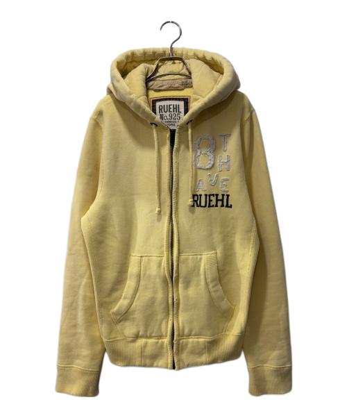 RUEHL No.925（ルール No.925）RUEHL No.925 (ルール No.925) USED加工ジップパーカー イエロー サイズ:Mの古着・服飾アイテム