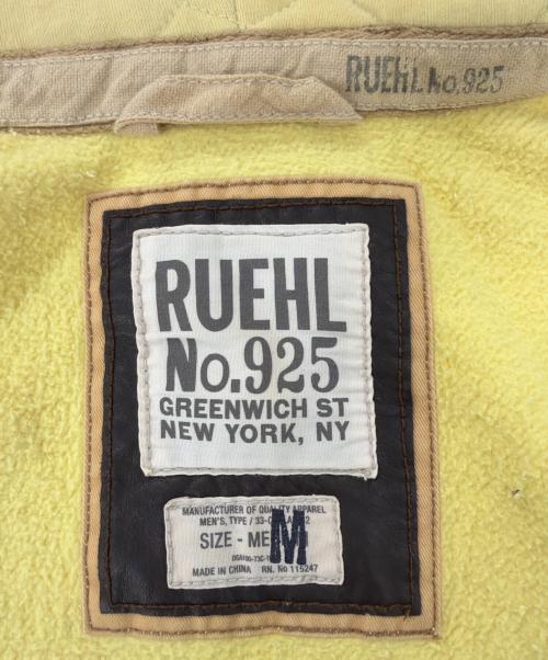 RUEHL No.925（ルール No.925）RUEHL No.925 (ルール No.925) USED加工ジップパーカー イエロー サイズ:Mの古着・服飾アイテム