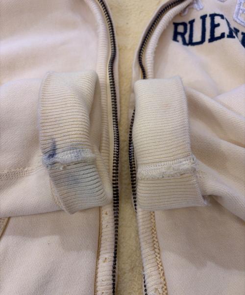 RUEHL No.925（ルール No.925）RUEHL No.925 (ルール No.925) USED加工ジップパーカー イエロー サイズ:Mの古着・服飾アイテム