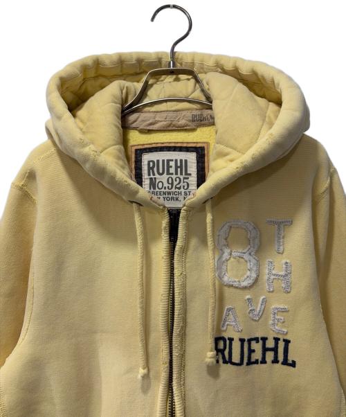 RUEHL No.925（ルール No.925）RUEHL No.925 (ルール No.925) USED加工ジップパーカー イエロー サイズ:Mの古着・服飾アイテム