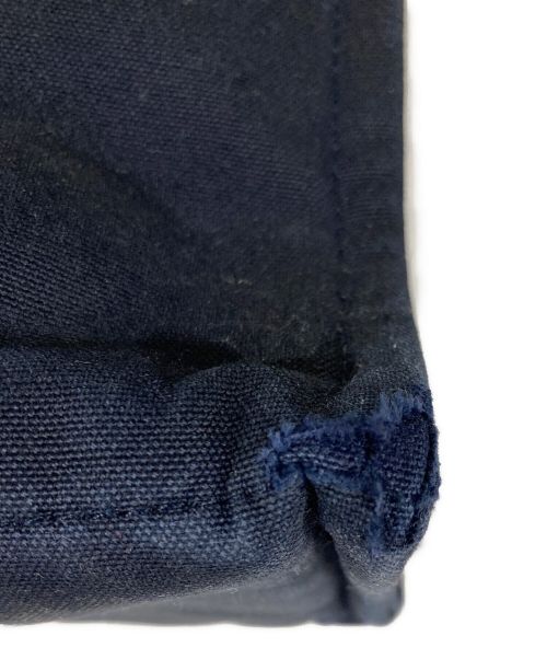 HERMES（エルメス）HERMES (エルメス) フールトゥMMキャンバストートバッグ ネイビーの古着・服飾アイテム