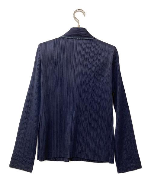 PLEATS PLEASE（プリーツプリーズ）PLEATS PLEASE (プリーツプリーズ) ジャケット ネイビー サイズ:Lの古着・服飾アイテム