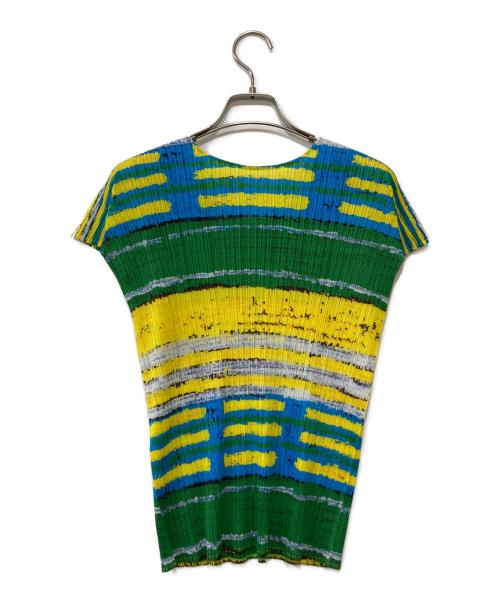 PLEATS PLEASE（プリーツプリーズ）PLEATS PLEASE (プリーツプリーズ) カットソー イエロー サイズ:Ｌの古着・服飾アイテム