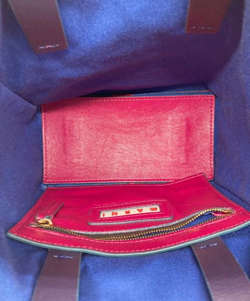 MARNI（マルニ）MARNI (マルニ) ミニトートバッグ パープルの古着・服飾アイテム