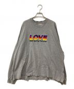 DAIRIKUダイリク）の古着「LOVE" Vintage Long Sleeve」｜グレー