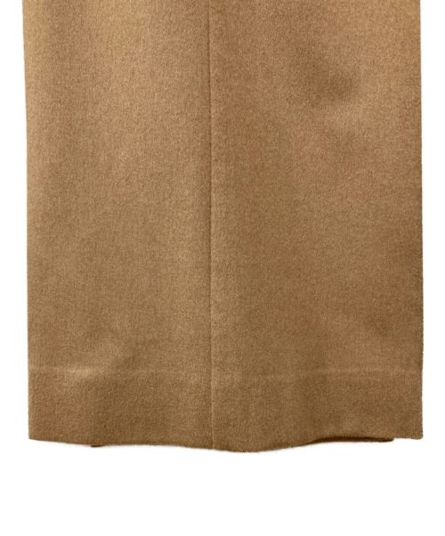 MaxMara（マックスマーラ）MaxMara (マックスマーラ) キャメル100％スラックス ベージュ サイズ:IJ40の古着・服飾アイテム