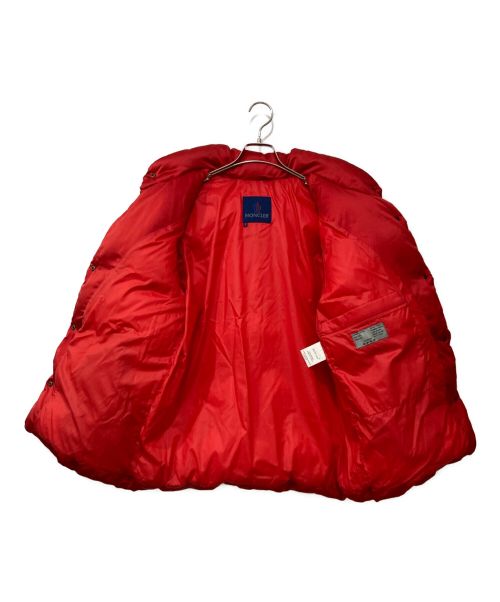 MONCLER（モンクレール）MONCLER (モンクレール) ダウンジャケット レッド サイズ:1の古着・服飾アイテム
