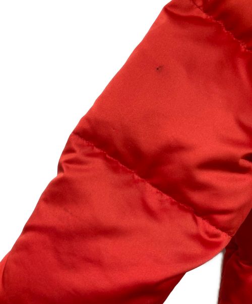 MONCLER（モンクレール）MONCLER (モンクレール) ダウンジャケット レッド サイズ:1の古着・服飾アイテム