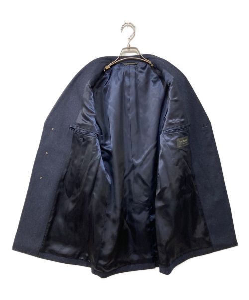 D'URBAN（ダーバン）D'URBAN (ダーバン) フランネルウールチェスターコート ネイビー サイズ:Mの古着・服飾アイテム