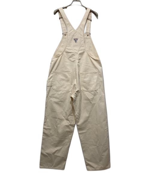 BIG JOHN（ビッグジョン）BIG JOHN (ビッグジョン) manonfripes (マノンフリップ) オーバーオール アイボリー サイズ:FSの古着・服飾アイテム