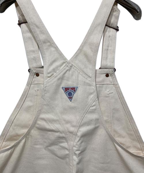 BIG JOHN（ビッグジョン）BIG JOHN (ビッグジョン) manonfripes (マノンフリップ) オーバーオール アイボリー サイズ:FSの古着・服飾アイテム