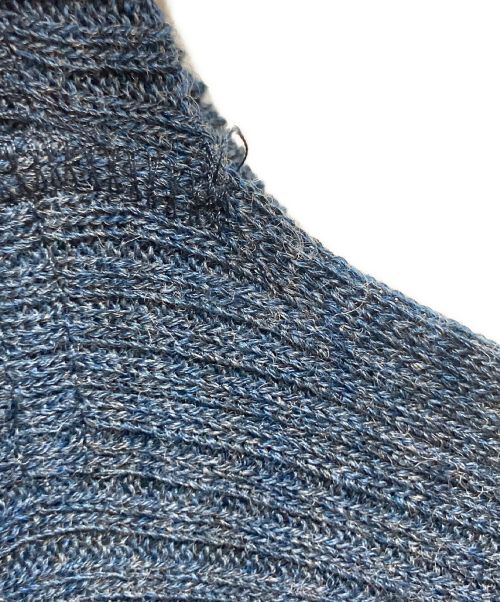 HaaT（ハート）HaaT (ハート イッセイ ミヤケ) ニットチュニック ネイビー サイズ:Mの古着・服飾アイテム