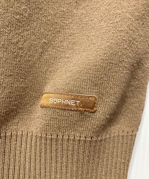 SOPHNET.（ソフネット）SOPHNET. (ソフネット) ニットベスト ブラウン サイズ:XLの古着・服飾アイテム
