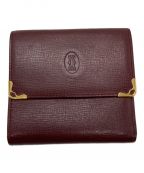 Cartierカルティエ）の古着「2つ折り財布」｜パープル