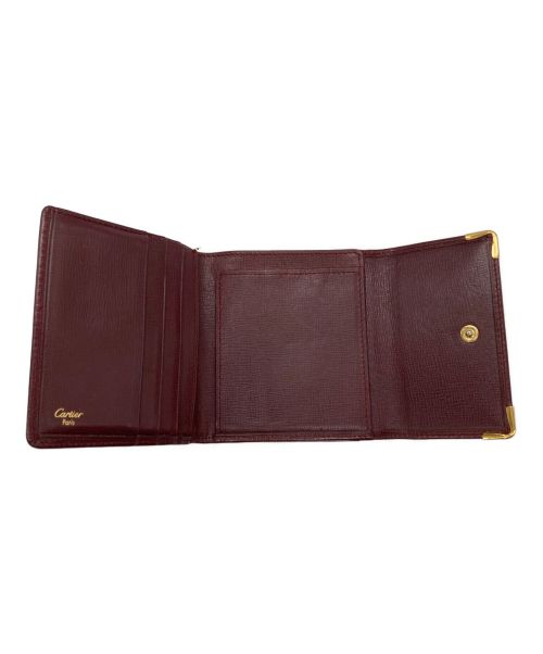 Cartier（カルティエ）Cartier (カルティエ) 2つ折り財布 パープルの古着・服飾アイテム