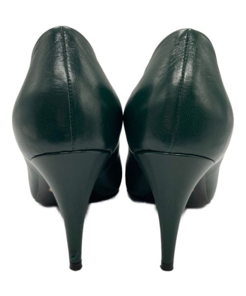 GUCCI（グッチ）GUCCI (グッチ) ヒールパンプス グリーン サイズ:23.5cm (36 1/2)の古着・服飾アイテム