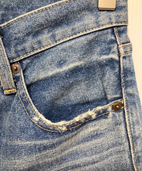 moussy（マウジー）moussy (マウジー) GBL MV STRAIGHT FLARE ブルー サイズ:63.5㎝（ｗ２５）の古着・服飾アイテム