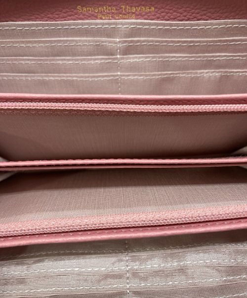 Samantha Thavasa PETIT CHOICE（サマンサタバサプチチョイス）Samantha Thavasa PETIT CHOICE (サマンサタバサプチチョイス) フラワーパールモチーフ長財布 ピンク 未使用品の古着・服飾アイテム