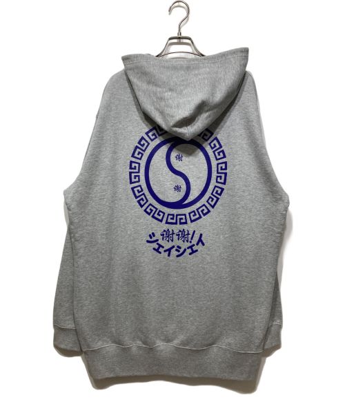 SHEISHEI（シェイシェイ）SHEISHEI (シェイシェイ) 謝謝PARKA グレー サイズ:XXLの古着・服飾アイテム