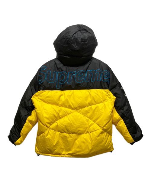 THE NORTH FACE（ザ ノース フェイス）THE NORTH FACE (ザ ノース フェイス) SUPREME (シュプリーム) 800Fill Half Zip Hooded Pullover ブラック×イエロー サイズ:Lの古着・服飾アイテム