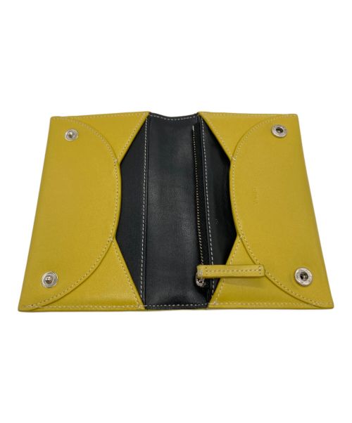 VASIC（ヴァジック）VASIC (ヴァジック) 2つ折り財布 イエローの古着・服飾アイテム