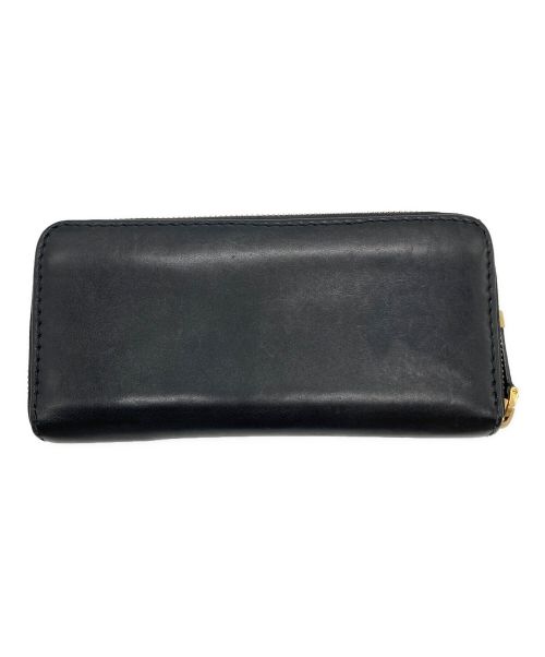 Christian Dior（クリスチャン ディオール）Christian Dior (クリスチャン ディオール) ラウンドジップウォレット ブラックの古着・服飾アイテム
