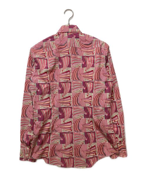 Salvatore Ferragamo（サルヴァトーレ フェラガモ）Salvatore Ferragamo (サルヴァトーレ フェラガモ) 総柄シャツ ピンク サイズ:Sの古着・服飾アイテム