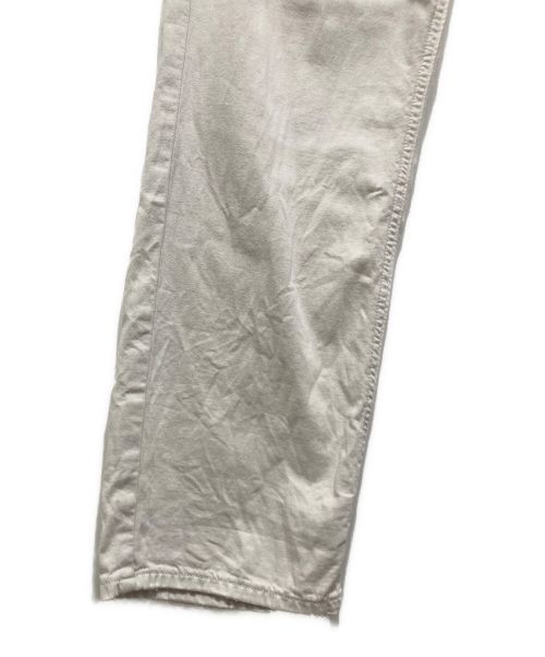 upper hights（アッパーハイツ）upper hights (アッパーハイツ) THE LAZY STRAIGHT パンツ ホワイト サイズ:23の古着・服飾アイテム