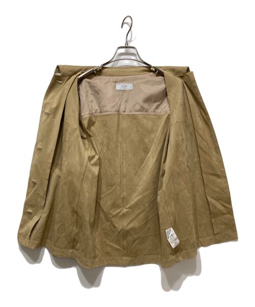 SLOBE IENA（スローブ イエナ）SLOBE IENA (スローブ イエナ) フェイクスウェードシャツブルゾン ベージュ サイズ:Lの古着・服飾アイテム