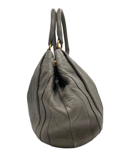 PRADA（プラダ）PRADA (プラダ) ハンドバッグ グレーの古着・服飾アイテム