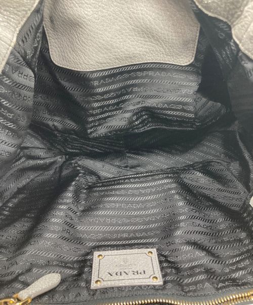 PRADA（プラダ）PRADA (プラダ) ハンドバッグ グレーの古着・服飾アイテム