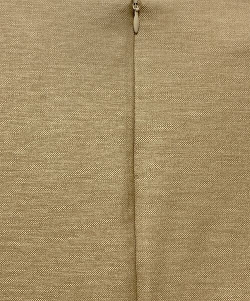 eclat（エクラ）eclat (エクラ) Ⅴネックワンピース ベージュ サイズ:Lの古着・服飾アイテム