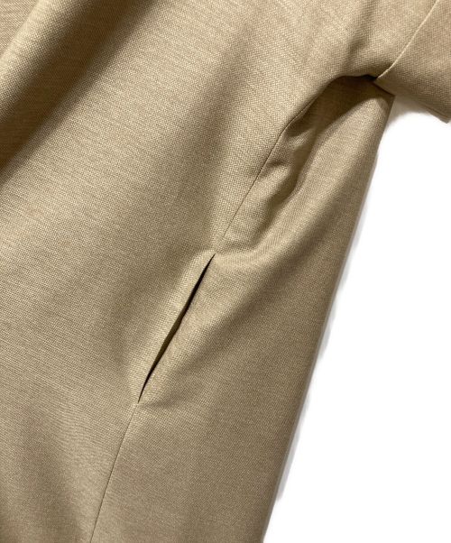 eclat（エクラ）eclat (エクラ) Ⅴネックワンピース ベージュ サイズ:Lの古着・服飾アイテム